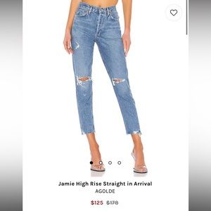 Agolde Jamie jeans in color arrival size 24